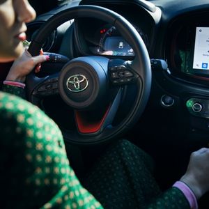 Toyota Aygo X Innenraum bei Toyota Gady in Graz